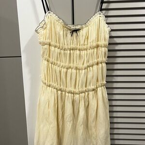 ❌ SOLD ❌ Zara Textured Tiered Mini Dress – Size Medium